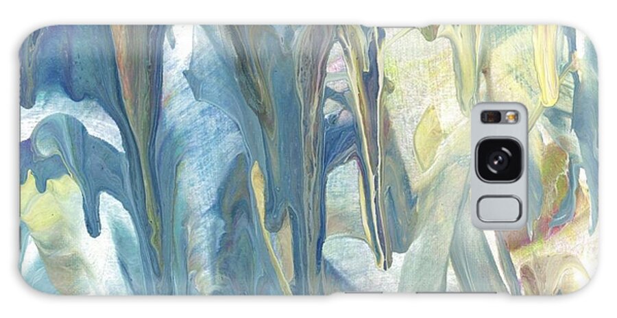 Flowers Galaxy Case featuring the painting Calla Lilies by Katy Bishop