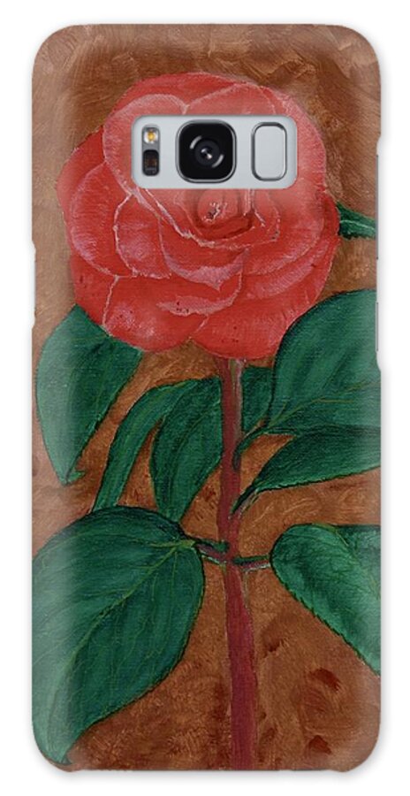Flowers Galaxy Case featuring the painting Camellia by Terry Frederick