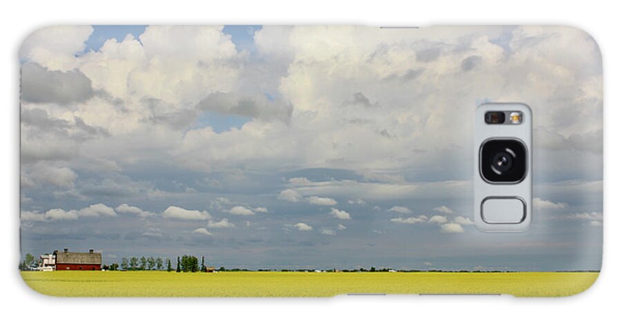 Canada Galaxy Case featuring the photograph Canola Field by Wilko van de Kamp Fine Photo Art