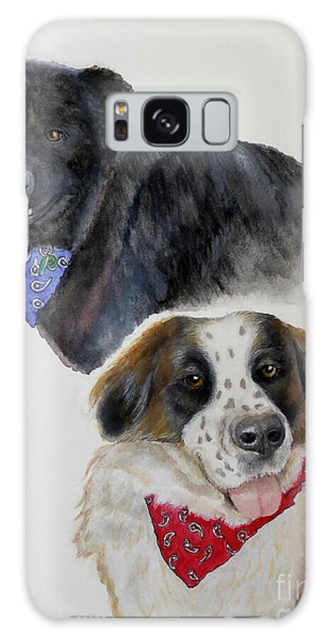 Dogs Galaxy Case featuring the painting Can't Buy Love, You Rescue It by Shirley Dutchkowski