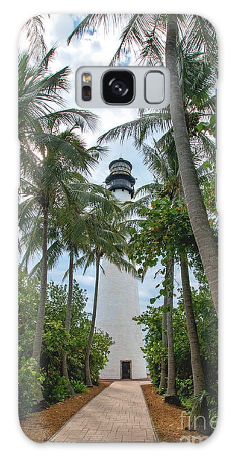 Cape Galaxy Case featuring the photograph Cape Florida Lighthouse on Key Biscayne by Beachtown Views