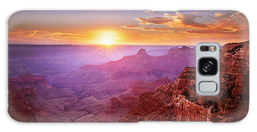 Grand Canyon Arizona Galaxy Case featuring the photograph Cape Royal Sunset 2, Grand Canyon National Park, Arizona, USA by Neale And Judith Clark
