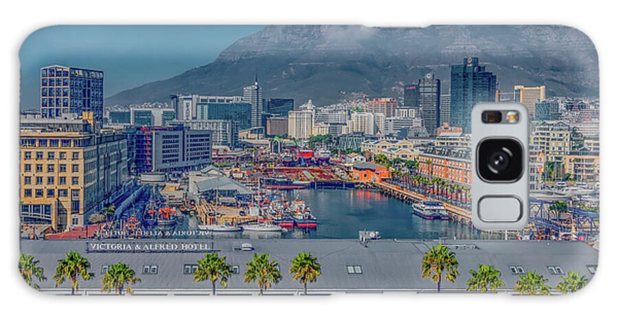 Cape Town Galaxy Case featuring the photograph Capetown City View by Marcy Wielfaert