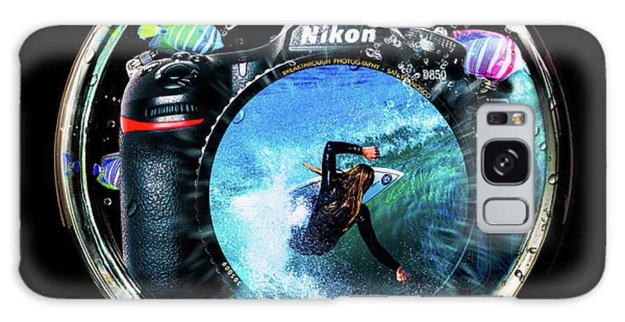 Breakthrough Photography Galaxy Case featuring the photograph Captured and Preserved in Camera and Fishbowl by David Levin
