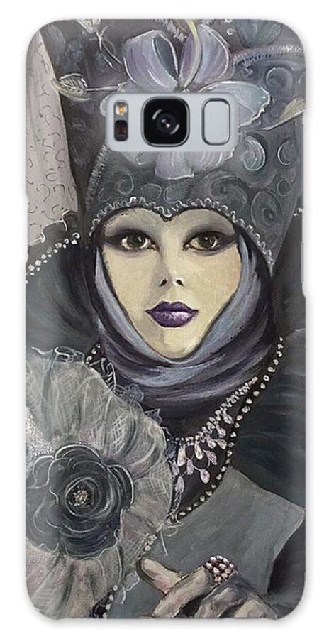 Carnaval Galaxy Case featuring the painting Carnaval by Lana Sylber