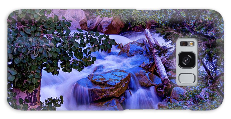 Cascade Galaxy Case featuring the photograph Cascade Falls, Buena Vista, Colorado by Tom Potter