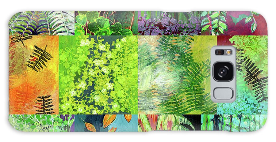 Cascade Galaxy Case featuring the painting Cascadia Collage No. 12 by Jennifer Lommers