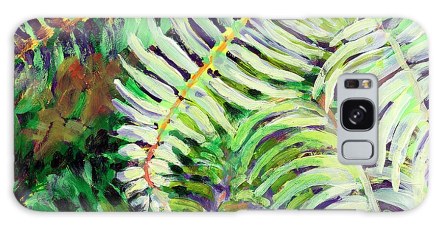 Fern Galaxy Case featuring the painting Cascadia Study No. 1 by Jennifer Lommers