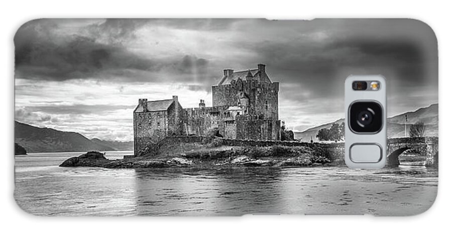 Scotland Galaxy Case featuring the photograph Castle in the storm by Bradley Morris