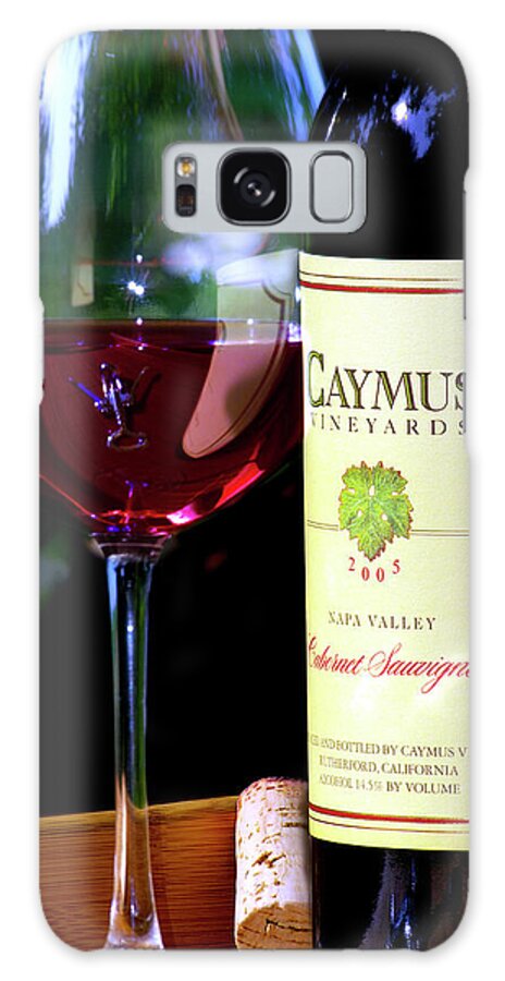 Caymus Galaxy Case featuring the photograph Caymus Wine Bottle by Kenneth Lane Smith