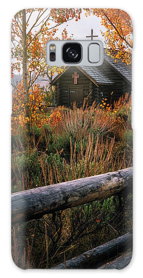 Chapel Galaxy Case featuring the photograph Chapel in Fall by David Soldano