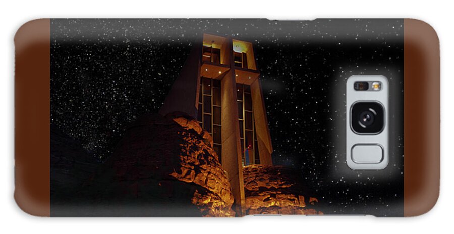 Sedona Galaxy Case featuring the photograph Chapel Under the Stars by Al Judge