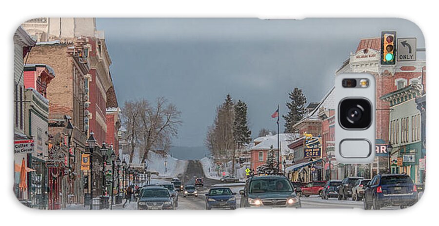 Colorado Galaxy Case featuring the photograph Charming Leadville, Colorado by Marcy Wielfaert