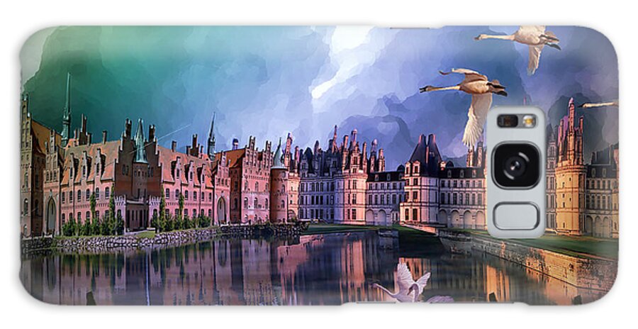  Galaxy Case featuring the digital art Chateau Formidable by Michael Pittas