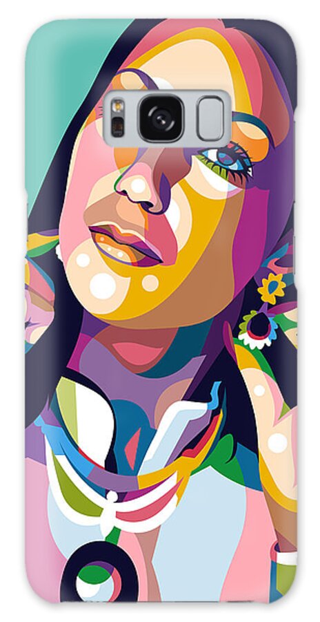 Cher Galaxy Case featuring the mixed media Cher - early career by Movie World Posters