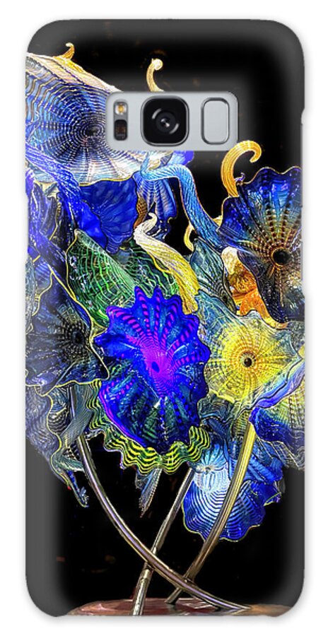 Clusters Persians Galaxy Case featuring the photograph Chihuly Clusters Persians by Donna Kennedy
