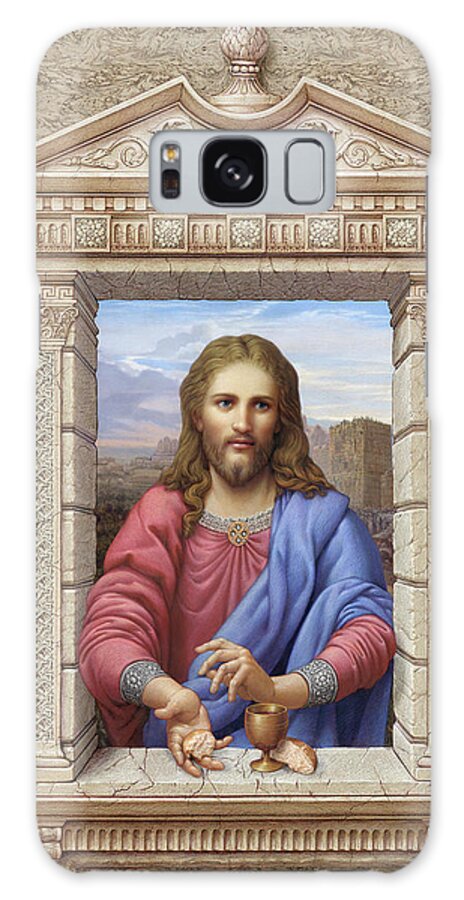Christian Art Galaxy Case featuring the painting Christ by Kurt Wenner