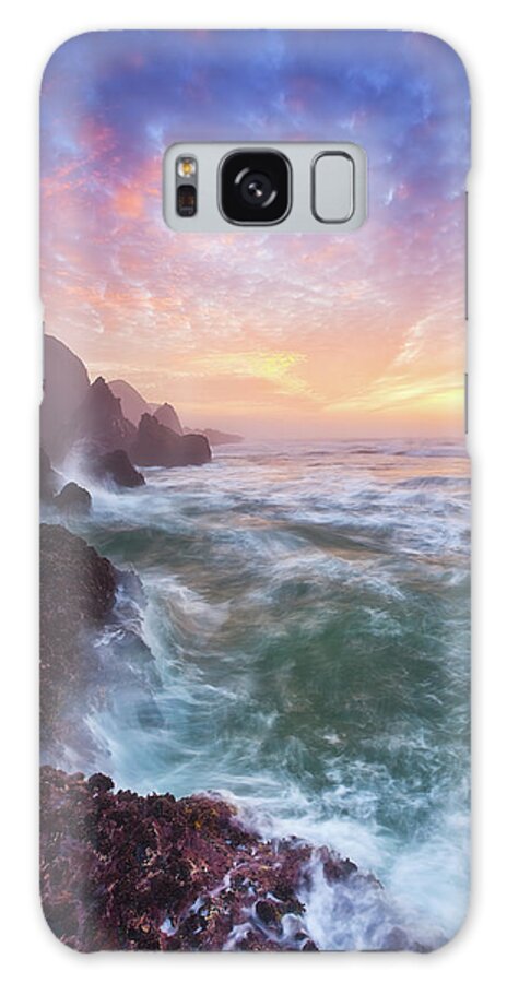 Oregon Galaxy Case featuring the photograph Christmas Eve Sunset by Darren White