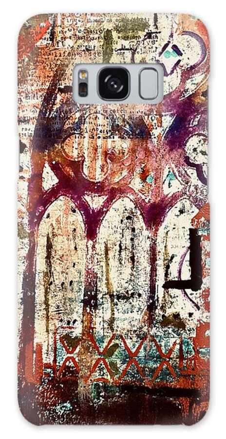 Church Galaxy Case featuring the painting Church Gate by Tommy McDonell