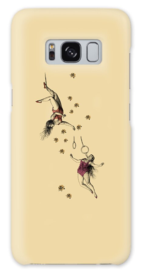 Circus Galaxy Case featuring the digital art Circus Lovers by Madame Memento