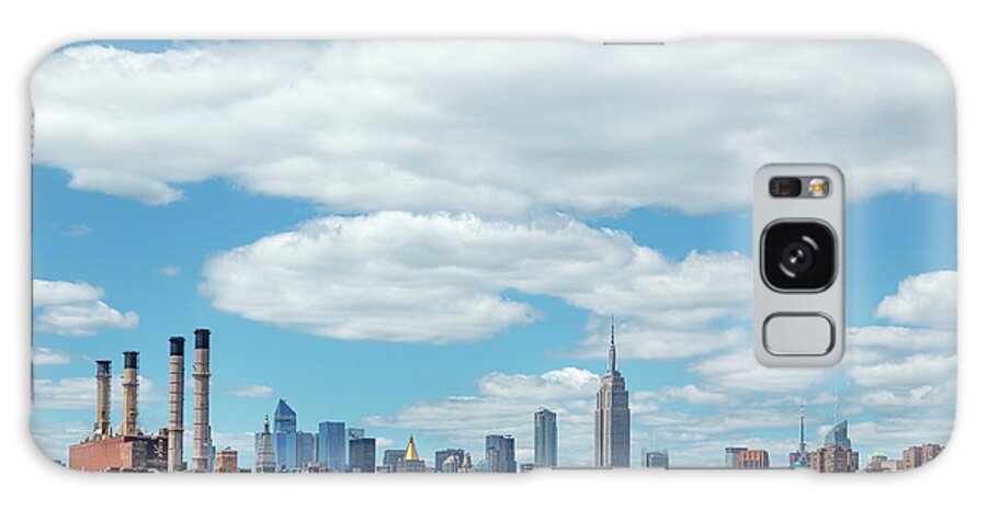  East River Galaxy Case featuring the photograph City Beneath the Clouds by Cate Franklyn