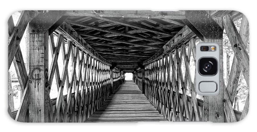 Covered Bridge Galaxy Case featuring the photograph Clarkson Covered Bridge by George Taylor