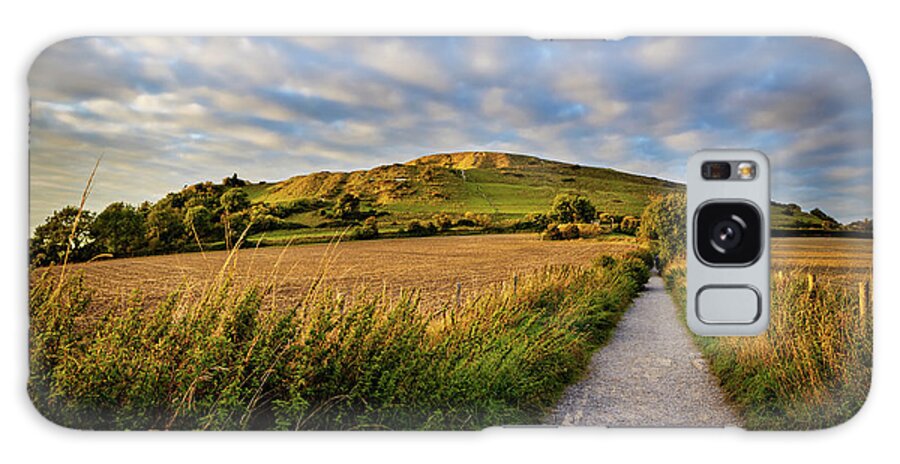 Cley Hill Galaxy Case featuring the photograph Cley Hill at dusk, Wiltshire by Victoria Ashman