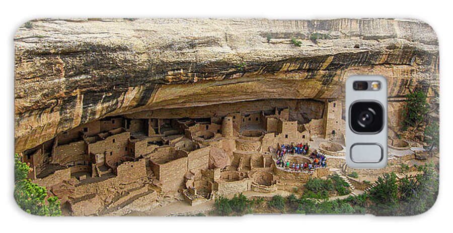 Mesa Verde Galaxy Case featuring the photograph Cliff Palace by Dale R Carlson