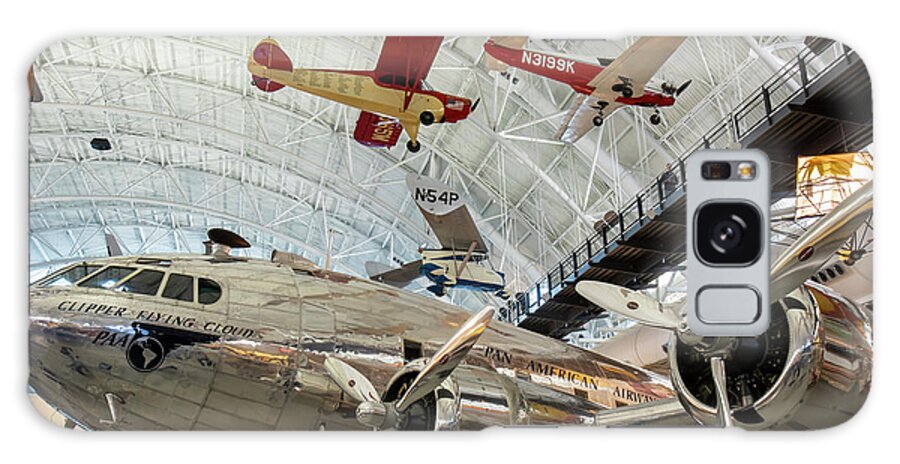 Air And Space Museum Galaxy Case featuring the photograph Clipper Flying Cloud Pan Am by Karen Foley