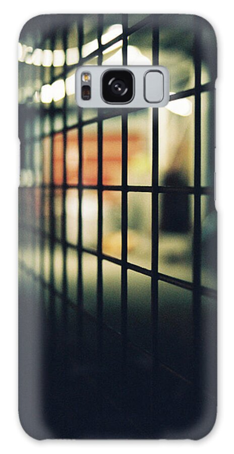 Construction Galaxy Case featuring the photograph Closed construction site by Barthelemy De Mazenod