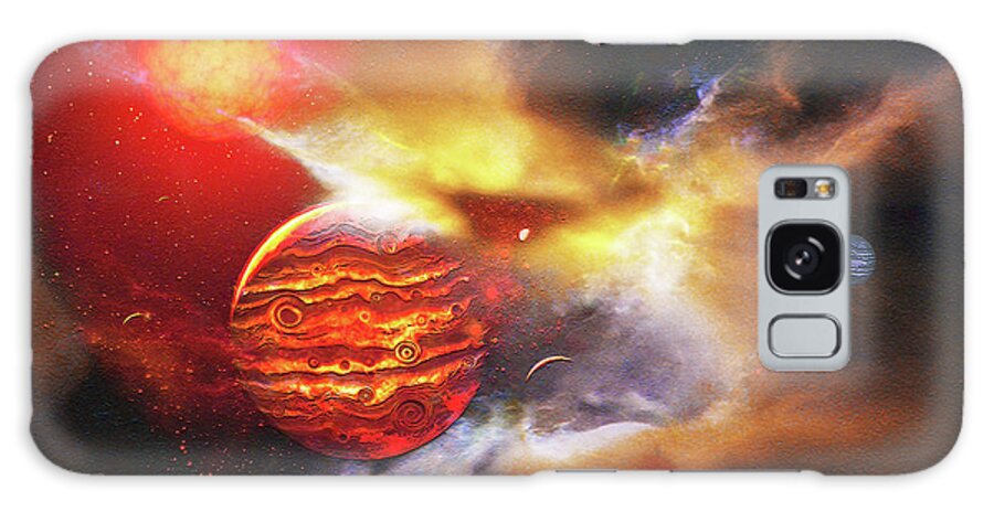  Galaxy Case featuring the digital art Clouds in Space 1 by Don White Artdreamer