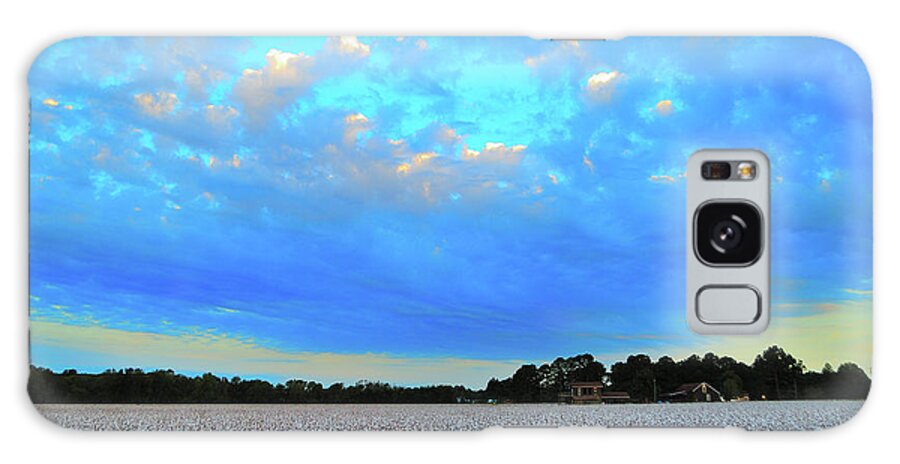 Cotton Galaxy Case featuring the photograph Clouds Over Cotton by Eric Towell