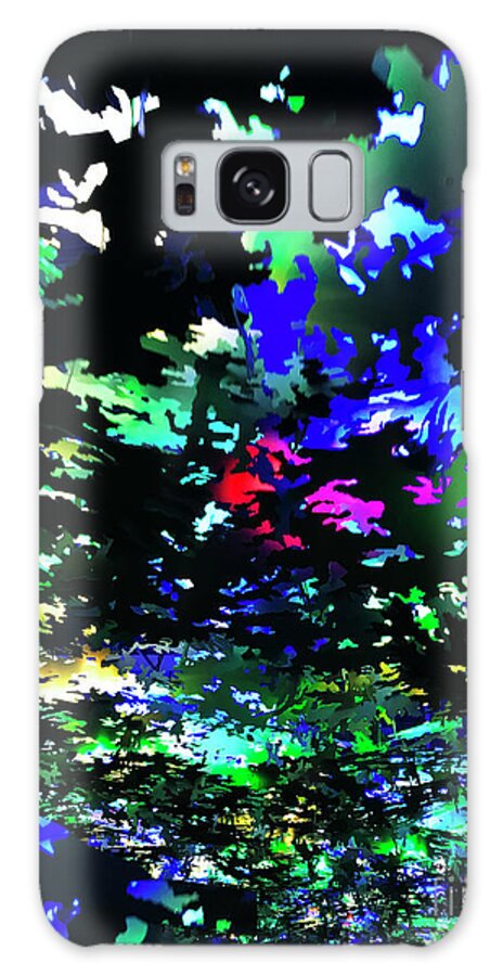 Abstract Galaxy Case featuring the photograph Cloudy With a Chance of Color by Rick Locke - Out of the Corner of My Eye