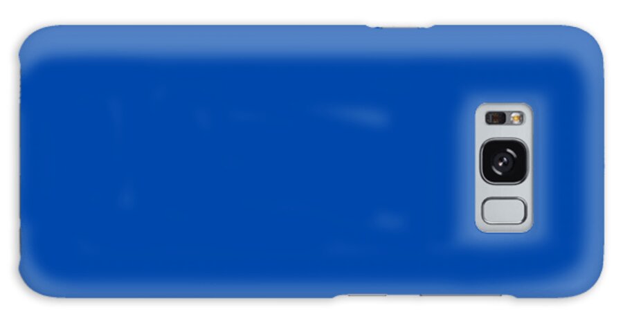 Cobalt Blue Galaxy Case featuring the digital art Cobalt Blue Colour by TintoDesigns