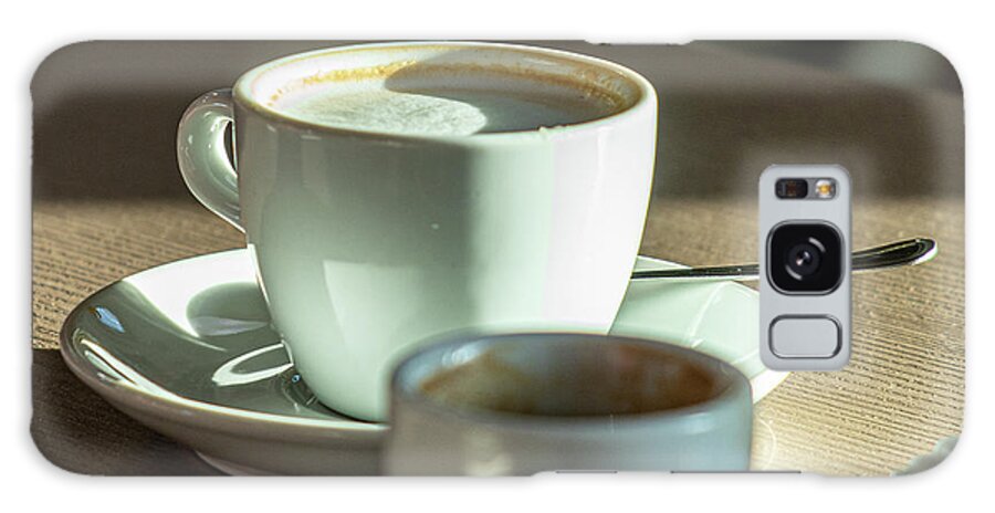 Tuscany Galaxy Case featuring the photograph Coffee for Two by Marian Tagliarino
