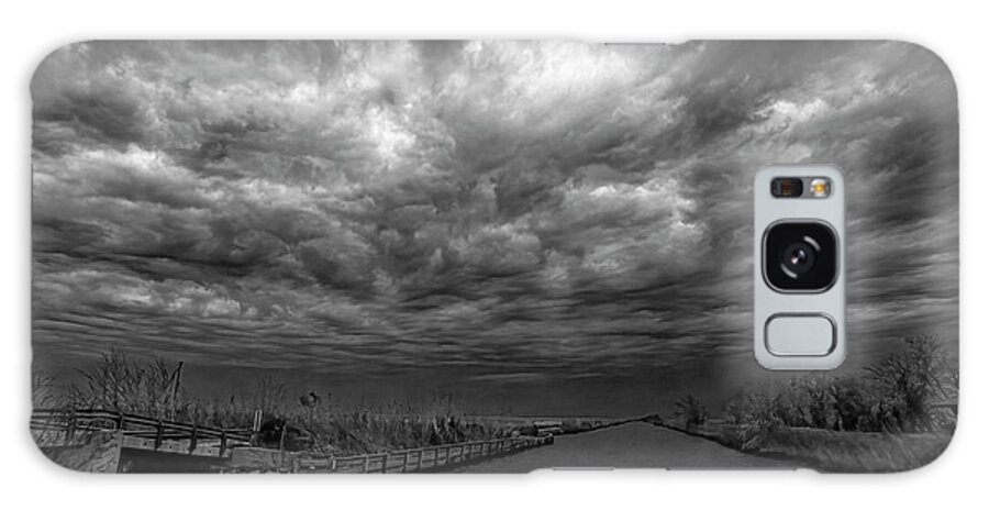 Black And White Galaxy Case featuring the photograph Cold Front by Jerry Connally