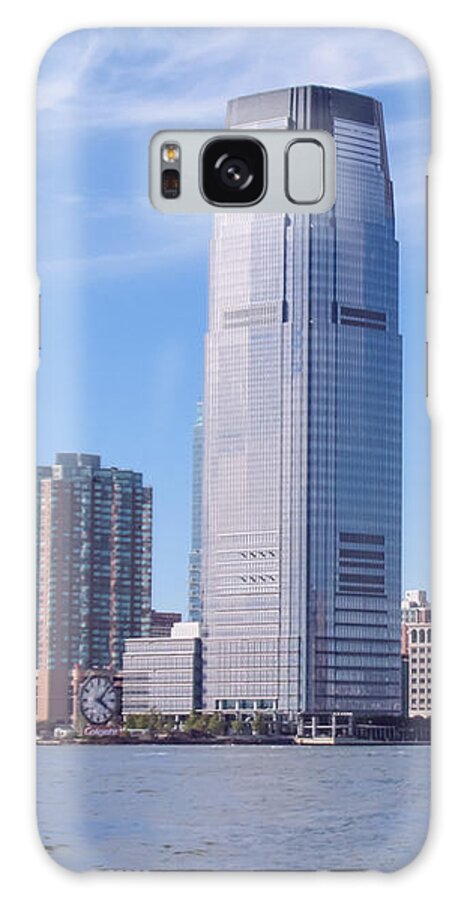 Goldman Sachs Tower Galaxy Case featuring the photograph Colgate clock in New Jersey by Zina Stromberg