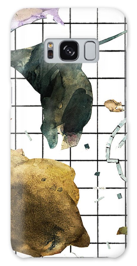 Cut Outs Galaxy Case featuring the mixed media Colibri by Hans Egil Saele