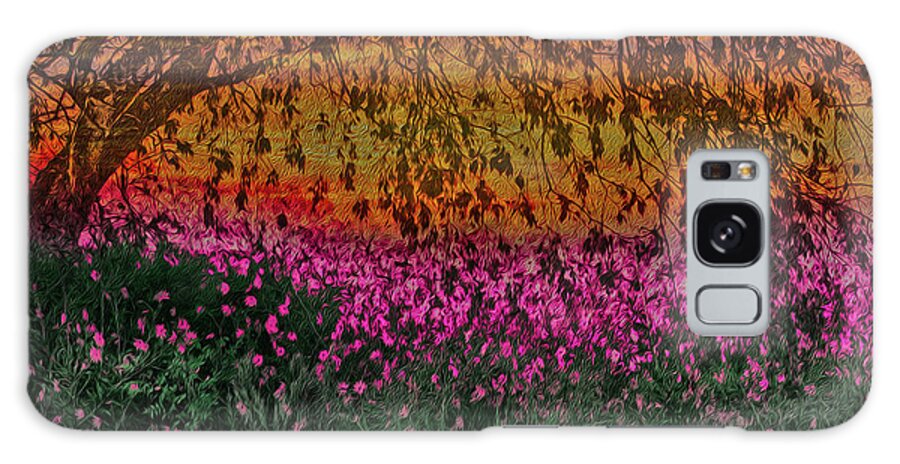 Color Galaxy Case featuring the digital art Color at the Edge of the Marsh by Patti Powers