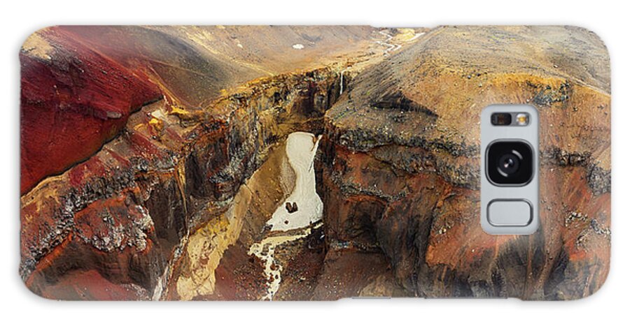Canyon Galaxy Case featuring the photograph Colorful Dangerous Canyon on Kamchatka by Mikhail Kokhanchikov