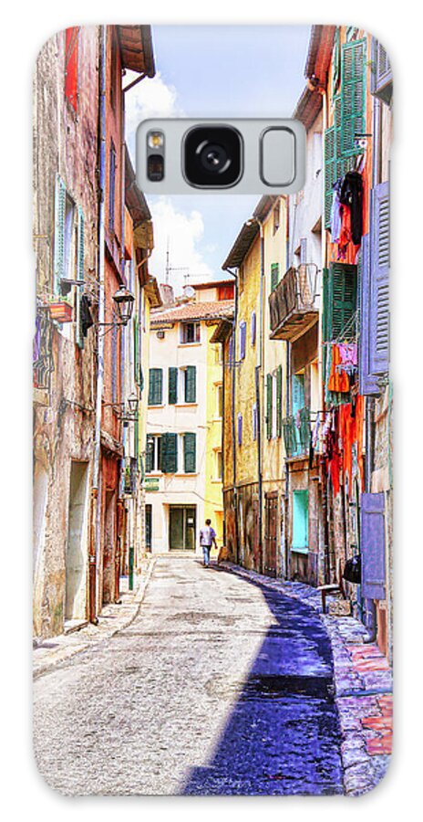 Old Walls Galaxy Case featuring the photograph Colors of Provence, France by Tatiana Travelways