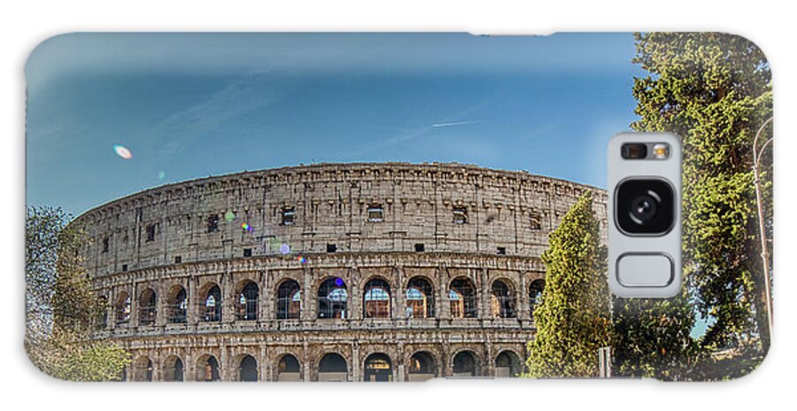 Italy Galaxy Case featuring the photograph Colosseum by Vivida Photo PC