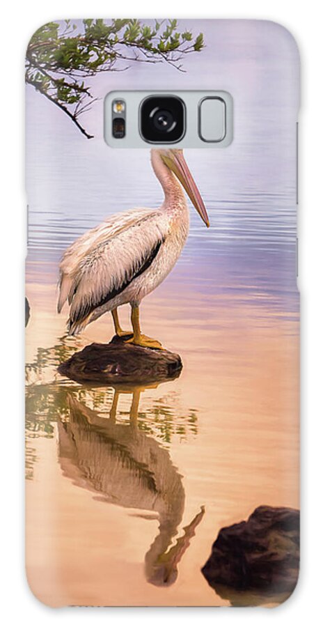 2/2/16 Galaxy Case featuring the photograph Reflection At Sunrise by Louise Lindsay