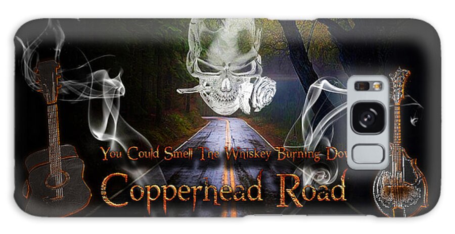 Copperhead Road Galaxy Case featuring the digital art Copperhead Road by Michael Damiani