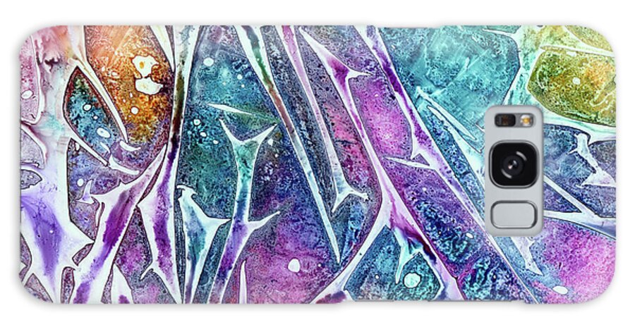 Abstract Galaxy Case featuring the painting Cosmic Kaleidoscope by Winona's Sunshyne