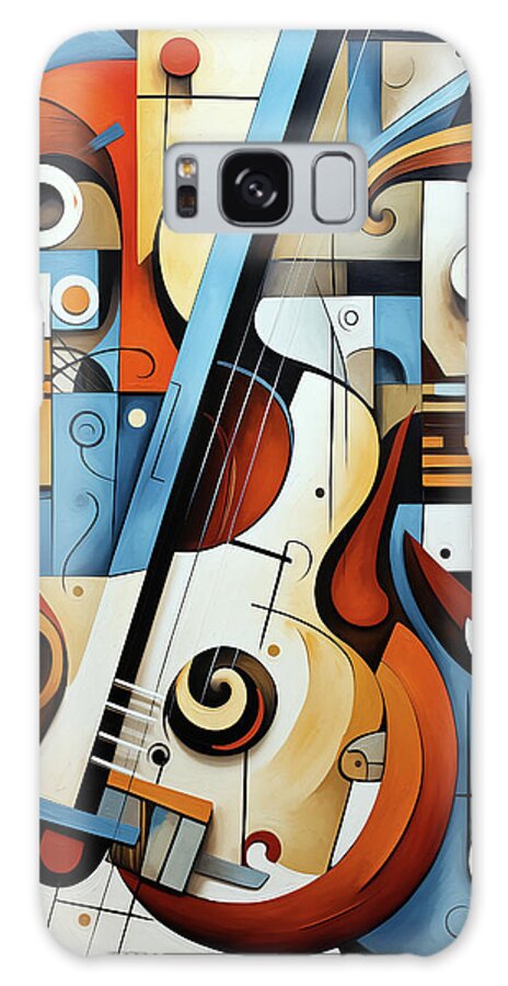 Abstract Galaxy Case featuring the digital art Crazy Tunes by Jacky Gerritsen