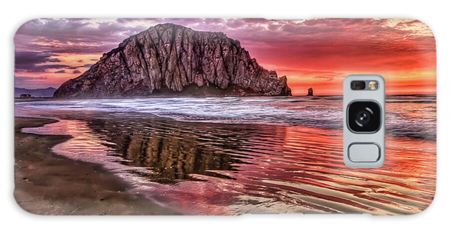 Sunset Galaxy S8 Case featuring the photograph Crimson Sunset by Beth Sargent