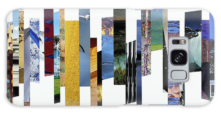 Collage Galaxy Case featuring the photograph Crosscut#123 by Robert Glover