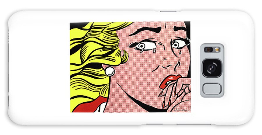 Roy Lichtenstein Galaxy Case featuring the photograph Crying Girl by Doc Braham
