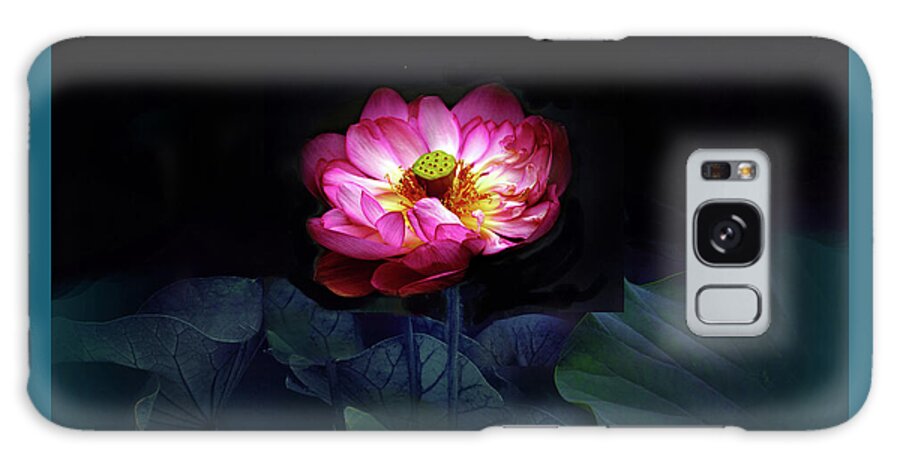 Lotus Galaxy S8 Case featuring the photograph Lotus in Moonlight by Jessica Jenney